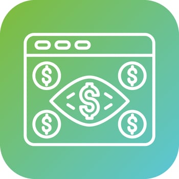 Cost Per Mille Vector Icon Style