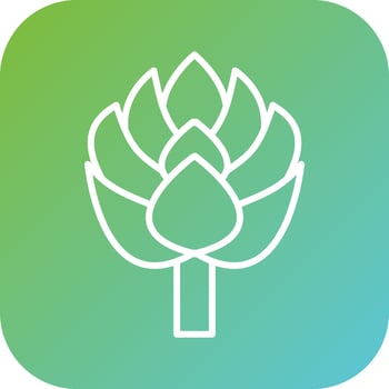 Artichoke Vector Icon Style