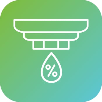Humidity Sensor Vector Icon Style