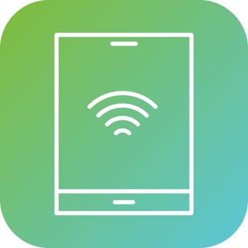 Smart Tablet Vector Icon Style