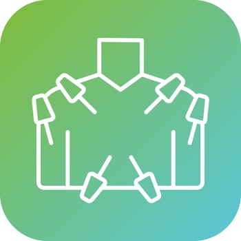 Body Acupuncture Vector Icon Style