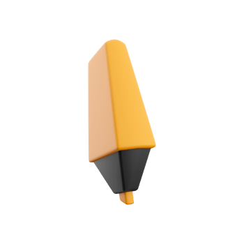 3D rendering Green board on white background. Object for back to school, education and science design. 3D rendering board icon png