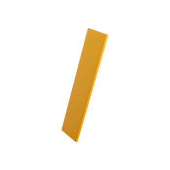 3D render ruler For web presentation of graphic assets or others. 3D rendering ruler icon png