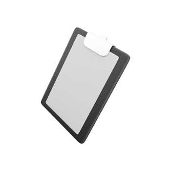 3D rendering wooden clipboard with white paper, 3D rendering. 3D rendering wooden clipboard white paper icon png