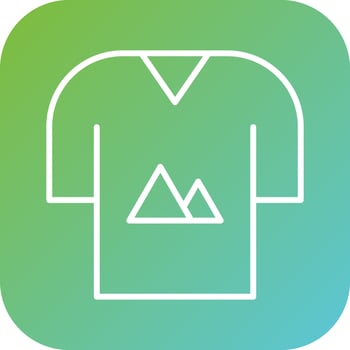 T Shirt Vector Icon Style