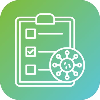 Covid Regulations Vector Icon Style