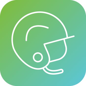 Helmet Vector Icon Style