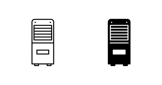 Mobile Air Conditioner Vector Icon