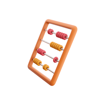 3d rendering abacus kids toy math classroom icon 3d rendering 3d rendering icon abacus kids toy icon png