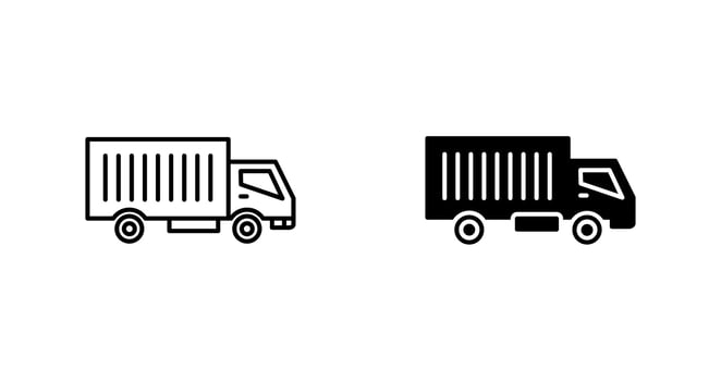 Moving Truck Vector Icon