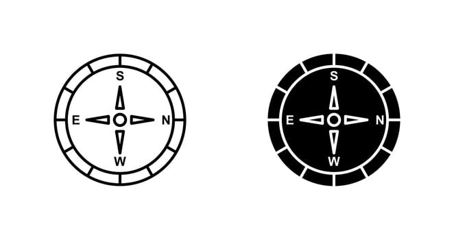 Compass Vector Icon