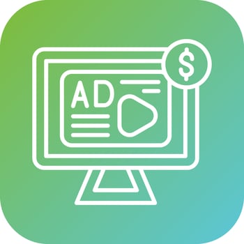 Ad Revenue Vector Icon Style