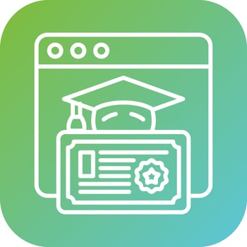 Course Vector Icon Style