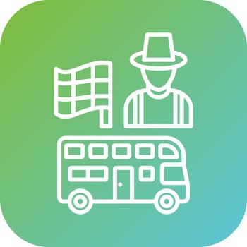 Guided Tours Vector Icon Style
