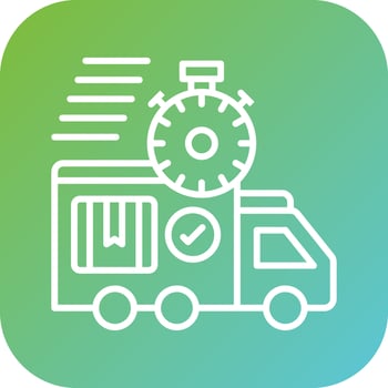Fast Delivery Vector Icon Style