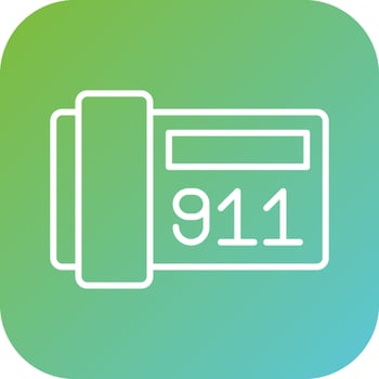911 Vector Icon Style