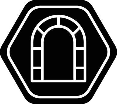 Vector Design Tunnel Icon Style
