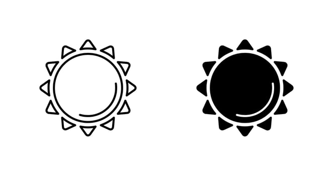 Sun Vector Icon
