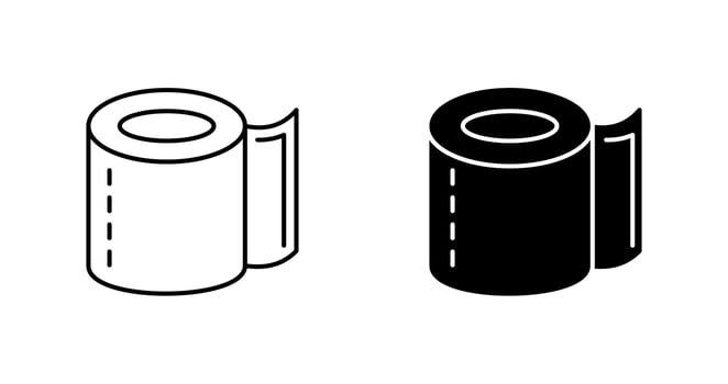 Toilet Paper Vector Icon