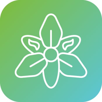 Gladiolus Vector Icon Style