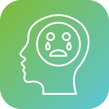 Grief Vector Icon Style