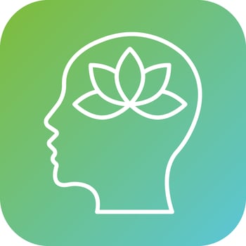Meditation Vector Icon Style