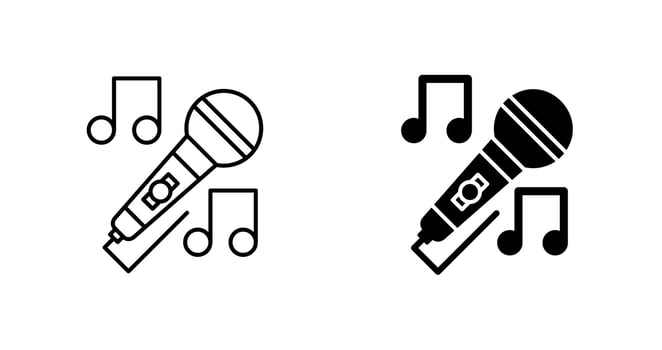 Karaoke Vector Icon