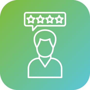 Reviews Vector Icon Style
