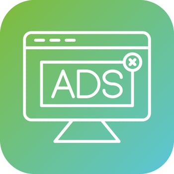 Native Advertising Vector Icon Style