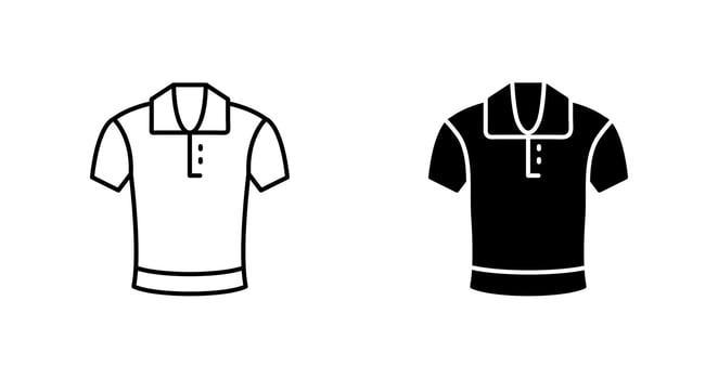 Polo Shirt Vector Icon