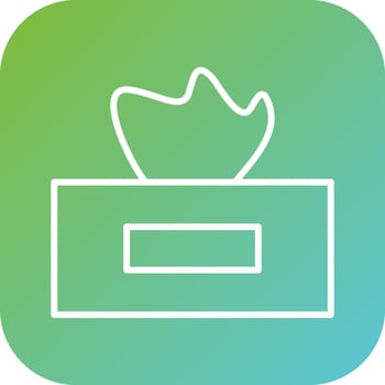 Tissue Paper Vector Icon Style