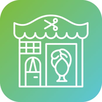 Beauty Salon Vector Icon Style