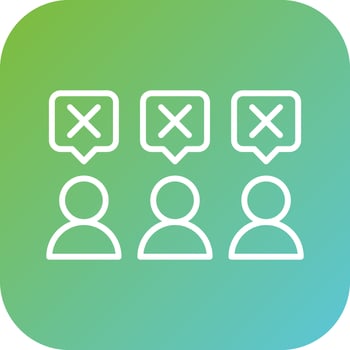 People Disagree Vector Icon Style