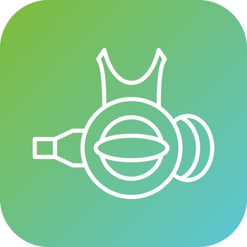 Diving Regulator Vector Icon Style