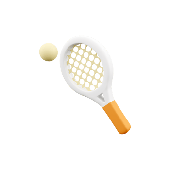 3d render tennis racket and ball. 3d rendering tennis racket and ball. 3d render tennis racket illustration. png
