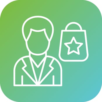 Customer Vector Icon Style