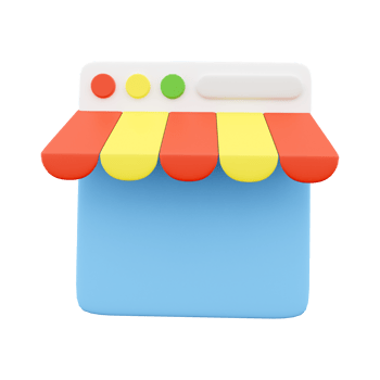 3d render Online shopping icon. 3D render Design graphic elements, signs, symbols. Mobile marketing and digital marketing. 3D Web web store Illustrations png