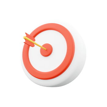 3d render dart. 3d rendering arrow. 3d render arrow on dart board illustration. png