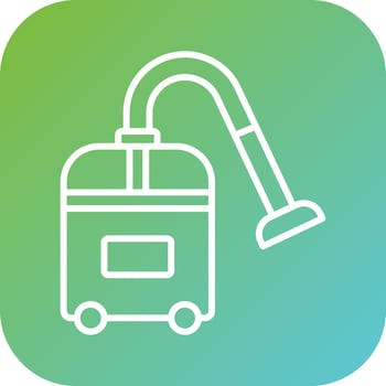 Vacuum Cleaner Vector Icon Style