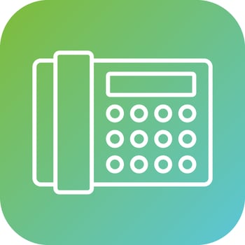Landline Vector Icon Style