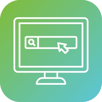 Monitor Vector Icon Style