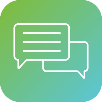 Chatting Vector Icon Style