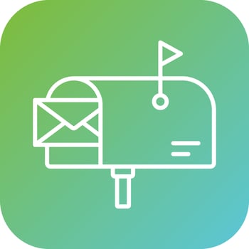 Mailbox Vector Icon Style
