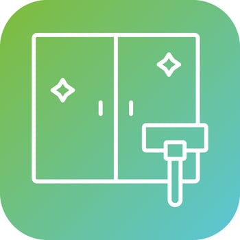 Furniture Cleaning Vector Icon Style