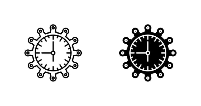 Clock Vector Icon