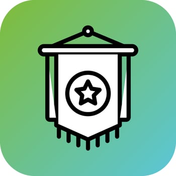 Banner Vector Icon Style