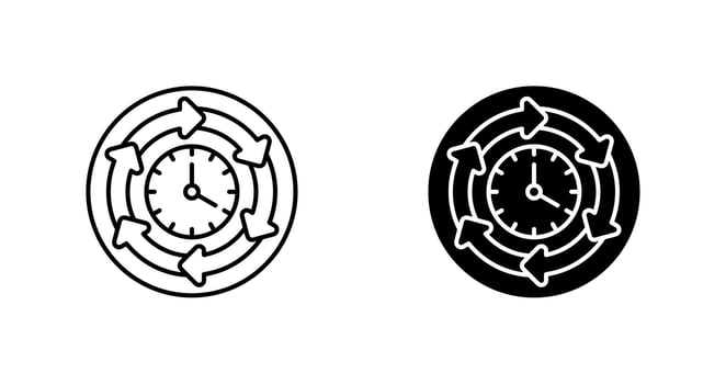 Processing Time Vector Icon