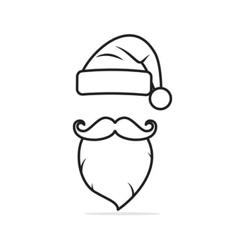Cool Beard Man with winter cap Cartoon Vector Icon Illustration. People Barber Icon Concept Isolated Premium Vector. Flat Cartoon Style