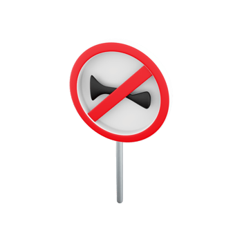 3d render no horn road sign isolated on white background. Crossed signal horn icon, prohibition of harsh sounds. Prohibit ringing. 3d rendering signal horn cartoon icon. png