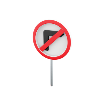 3d rendering Road sign icon, Road rules icon, No right turn. 3D rendering No right turn symbol cartoon icon. png